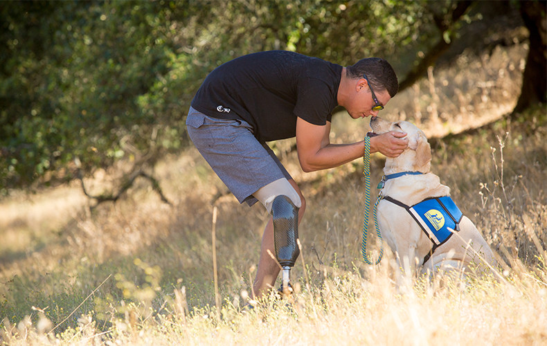 Charlie and Devon: a veteran service dog team