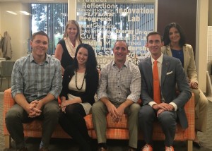 (from left to right) Sean Ryan, NextHome's Franchise Development Manager Mackenzie Baishiki, Staci Jarvis-Ryan, Sean Hackney, NextHome's CEO James Dwiggins, and NextHome's VP of Sales Charis Moreno