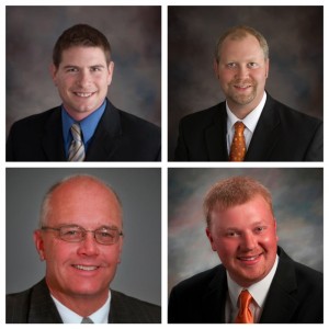 (Clockwise from top left) Nate Weidman, Brian Slinkman, Keith Wilkes, and Brian Hanson